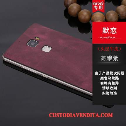 Custodia Huawei Mate S Protezione Sottile Metallo, Cover Huawei Mate S Pelle Telaiotelefono