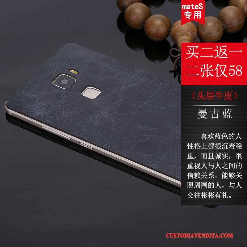 Custodia Huawei Mate S Protezione Sottile Metallo, Cover Huawei Mate S Pelle Telaiotelefono