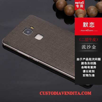 Custodia Huawei Mate S Protezione Sottile Metallo, Cover Huawei Mate S Pelle Telaiotelefono