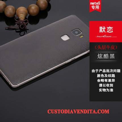 Custodia Huawei Mate S Protezione Sottile Metallo, Cover Huawei Mate S Pelle Telaiotelefono