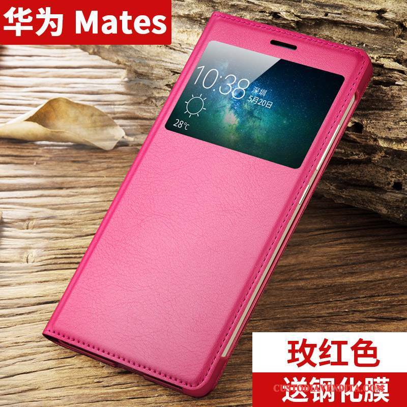 Custodia Huawei Mate S Silicone Blu Scuro Anti-caduta, Cover Huawei Mate S Pelle Telefono