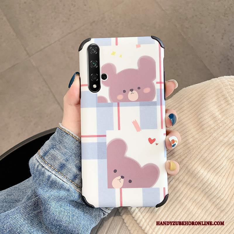 Custodia Huawei Nova 5t Cartone Animato Morbido Ratto, Cover Huawei Nova 5t Creativo Verde Anti-caduta