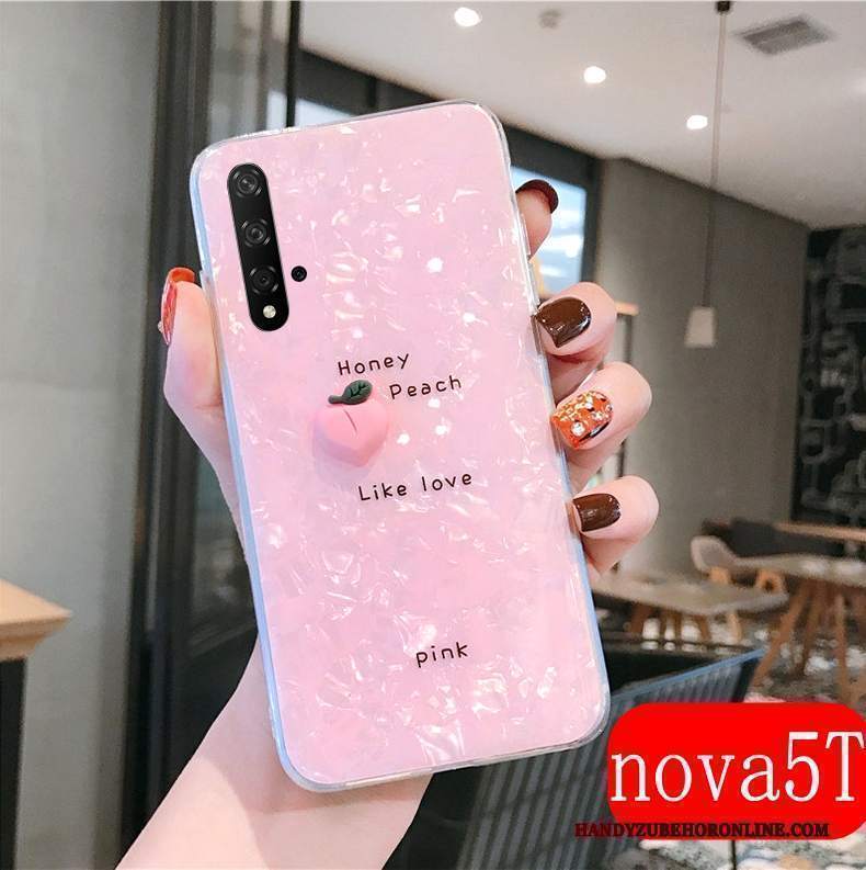 Custodia Huawei Nova 5t Creativo Di Personalità Net Red, Cover Huawei Nova 5t Silicone Morbidotelefono