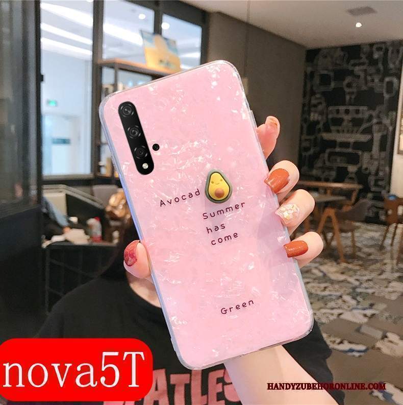 Custodia Huawei Nova 5t Creativo Di Personalità Net Red, Cover Huawei Nova 5t Silicone Morbidotelefono