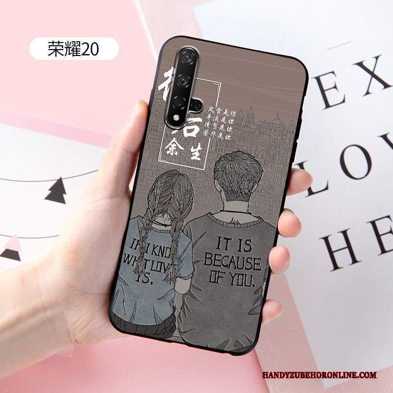 Custodia Huawei Nova 5t Goffratura Anti-cadutatelefono, Cover Huawei Nova 5t Cartone Animato Personalizza Tendenza