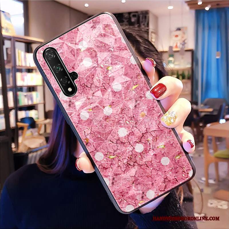 Custodia Huawei Nova 5t Marchio Di Tendenza Forma Del Diamante, Cover Huawei Nova 5t Modello Net Red