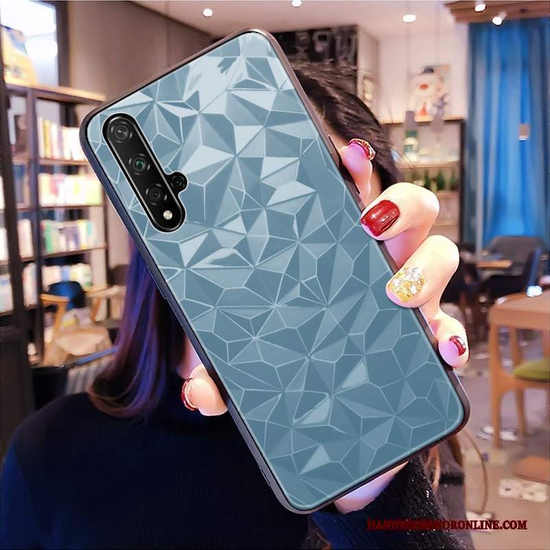 Custodia Huawei Nova 5t Marchio Di Tendenza Forma Del Diamante, Cover Huawei Nova 5t Modello Net Red