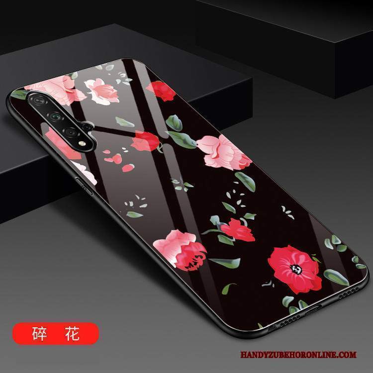 Custodia Huawei Nova 5t Moda Fresco Anti-caduta, Cover Huawei Nova 5t Blu Vetro