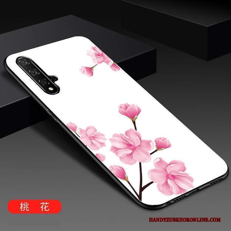 Custodia Huawei Nova 5t Moda Fresco Anti-caduta, Cover Huawei Nova 5t Blu Vetro