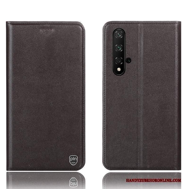 Custodia Huawei Nova 5t Pelle Telefono Giallo, Cover Huawei Nova 5t Folio Tutto Incluso Anti-caduta