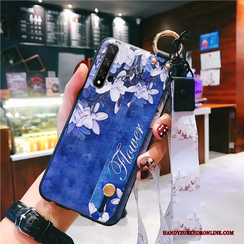 Custodia Huawei Nova 5t Silicone Anti-caduta Bello, Cover Huawei Nova 5t Creativo Morbidotelefono