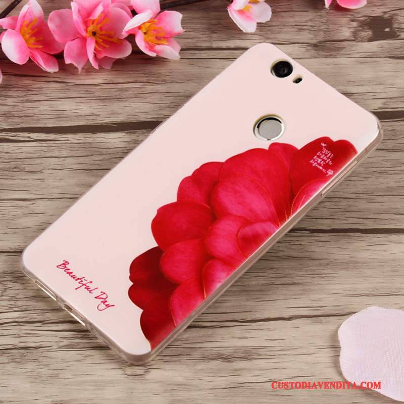 Custodia Huawei Nova Cartone Animato Tendenza Morbido, Cover Huawei Nova Goffratura Porporatelefono