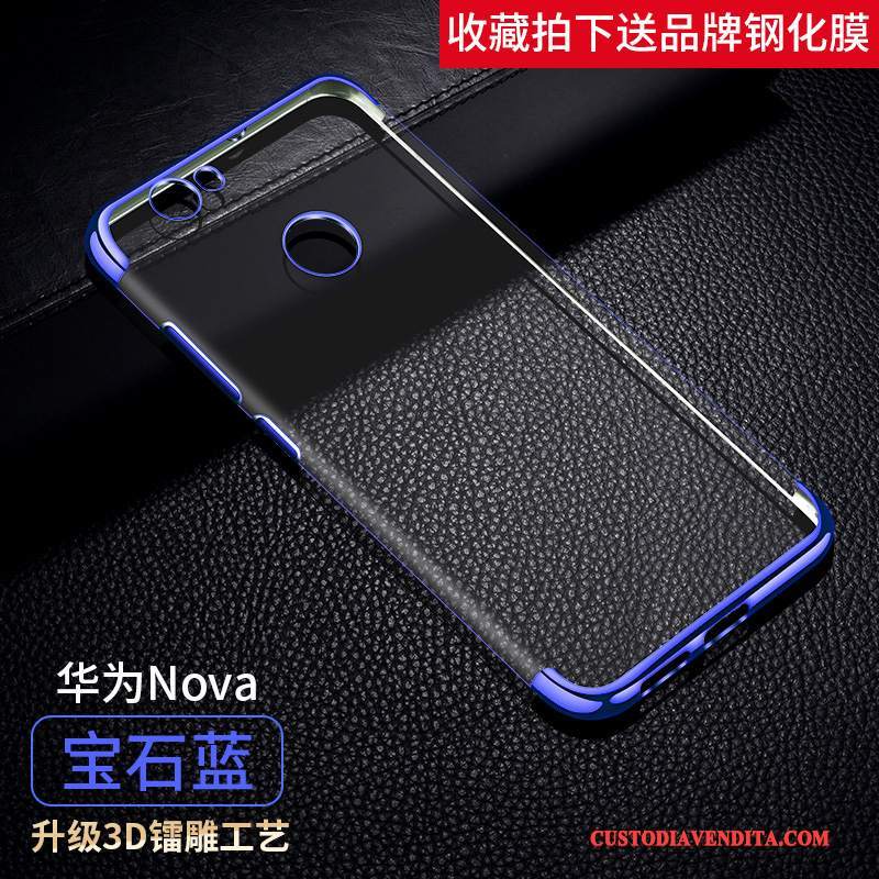 Custodia Huawei Nova Colore Gioventù Morbido, Cover Huawei Nova Protezione Telefono Anti-caduta