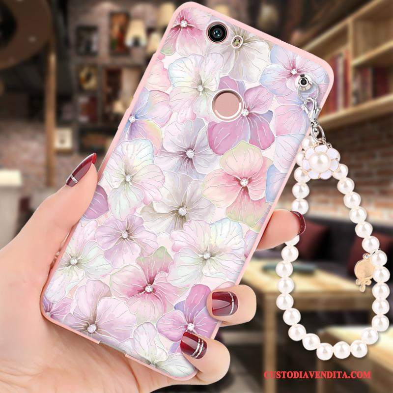 Custodia Huawei Nova Colore Morbidotelefono, Cover Huawei Nova Protezione Anti-caduta Ornamenti Appesi