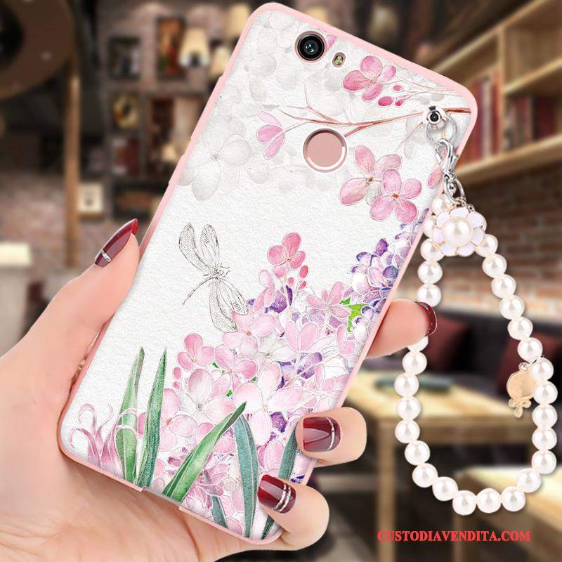 Custodia Huawei Nova Colore Morbidotelefono, Cover Huawei Nova Protezione Anti-caduta Ornamenti Appesi