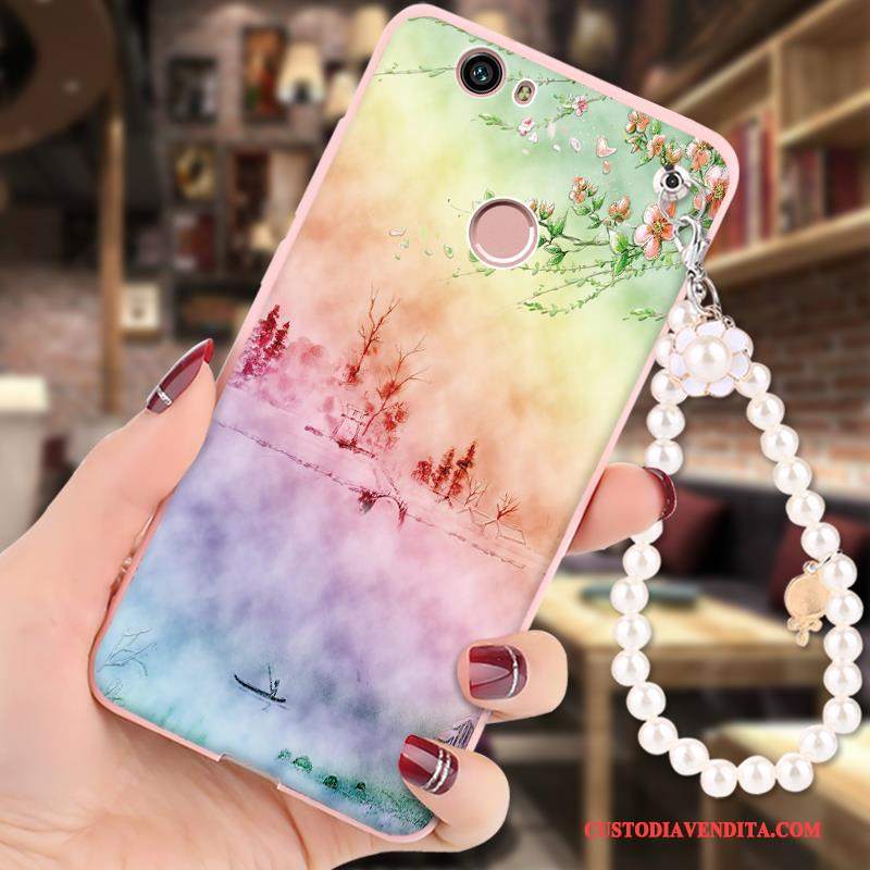 Custodia Huawei Nova Colore Morbidotelefono, Cover Huawei Nova Protezione Anti-caduta Ornamenti Appesi