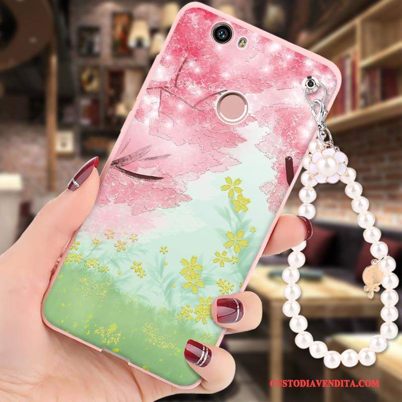 Custodia Huawei Nova Colore Morbidotelefono, Cover Huawei Nova Protezione Anti-caduta Ornamenti Appesi