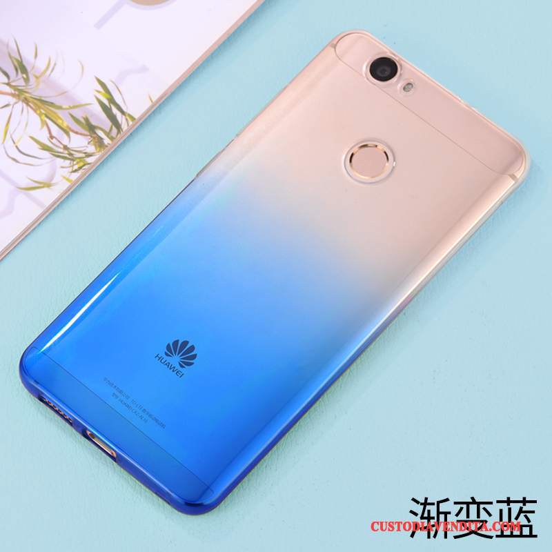 Custodia Huawei Nova Creativo Gradiente Porpora, Cover Huawei Nova Silicone Telefono Anti-caduta