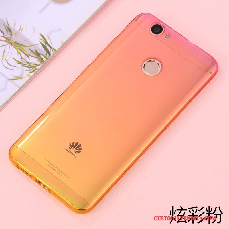 Custodia Huawei Nova Creativo Gradiente Porpora, Cover Huawei Nova Silicone Telefono Anti-caduta