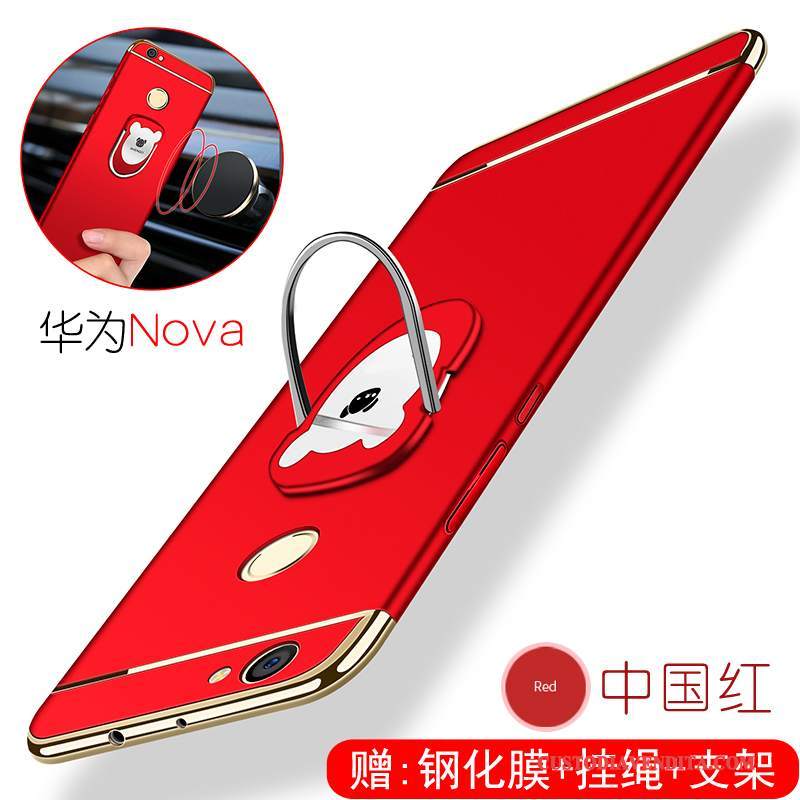 Custodia Huawei Nova Creativo Tutto Incluso Difficile, Cover Huawei Nova Ornamenti Appesi Rosso