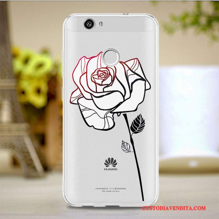 Custodia Huawei Nova Creativo Tutto Incluso Morbido, Cover Huawei Nova Silicone Di Personalità Anti-caduta