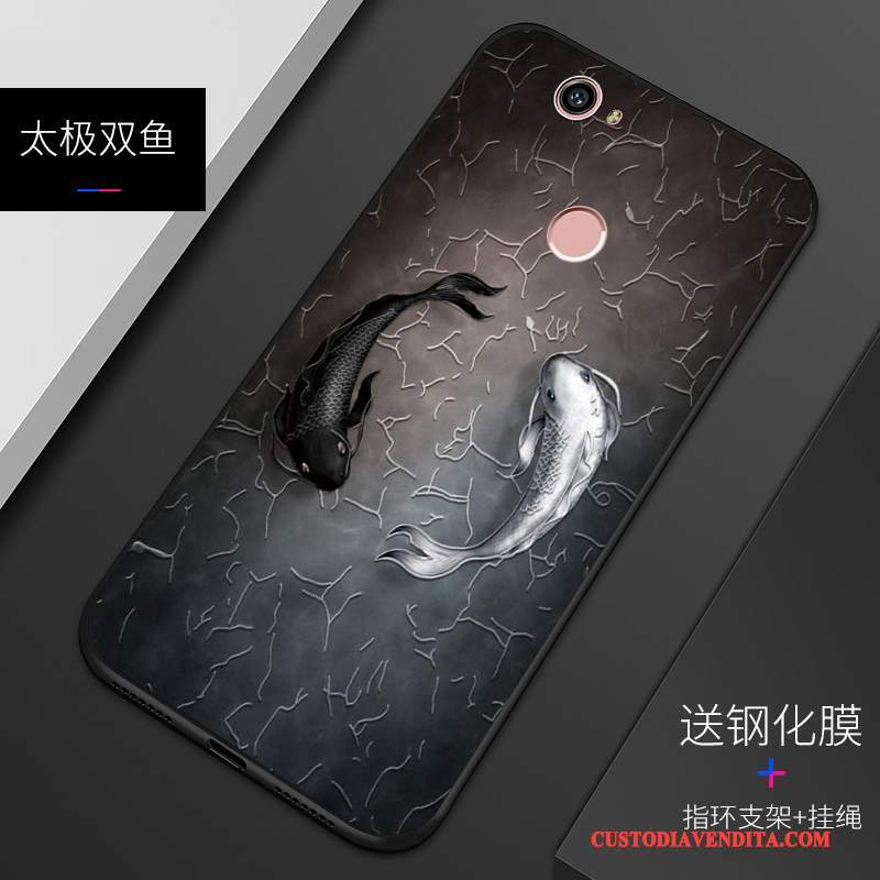 Custodia Huawei Nova Goffratura Di Personalità Anti-caduta, Cover Huawei Nova Silicone Telefono Tutto Incluso