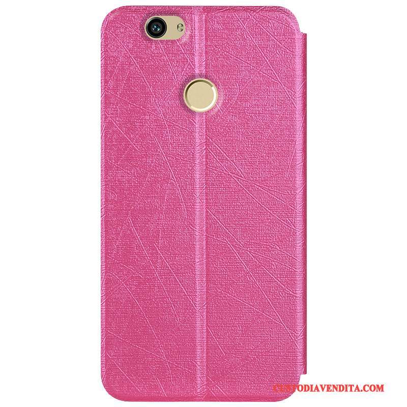 Custodia Huawei Nova Pelle Supporto Colore, Cover Huawei Nova Folio Tendenza Anti-caduta