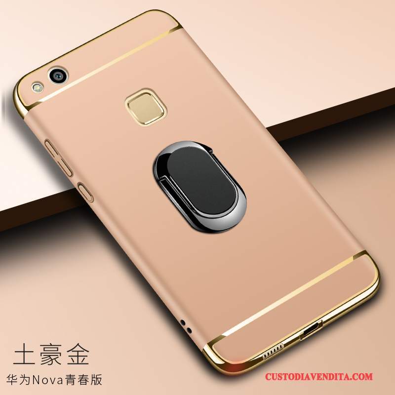 Custodia Huawei Nova Protezione Anti-caduta Oro, Cover Huawei Nova Magnetico Difficile