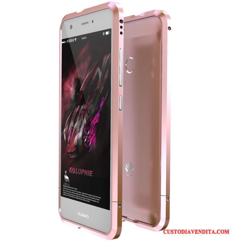 Custodia Huawei Nova Protezione Anti-cadutatelefono, Cover Huawei Nova Metallo Rosa