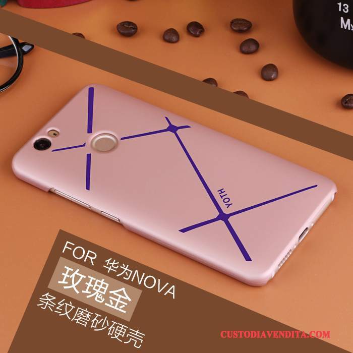 Custodia Huawei Nova Protezione Difficile Oro, Cover Huawei Nova Macchiati Supporto