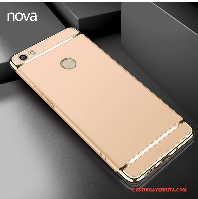 Custodia Huawei Nova Protezione Telefono Anti-caduta, Cover Huawei Nova Macchiati Rosso