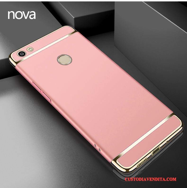 Custodia Huawei Nova Protezione Telefono Anti-caduta, Cover Huawei Nova Macchiati Rosso