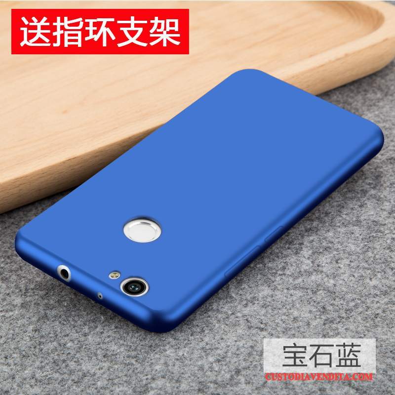 Custodia Huawei Nova Silicone Blu Macchiati, Cover Huawei Nova Protezione Anti-caduta Morbido