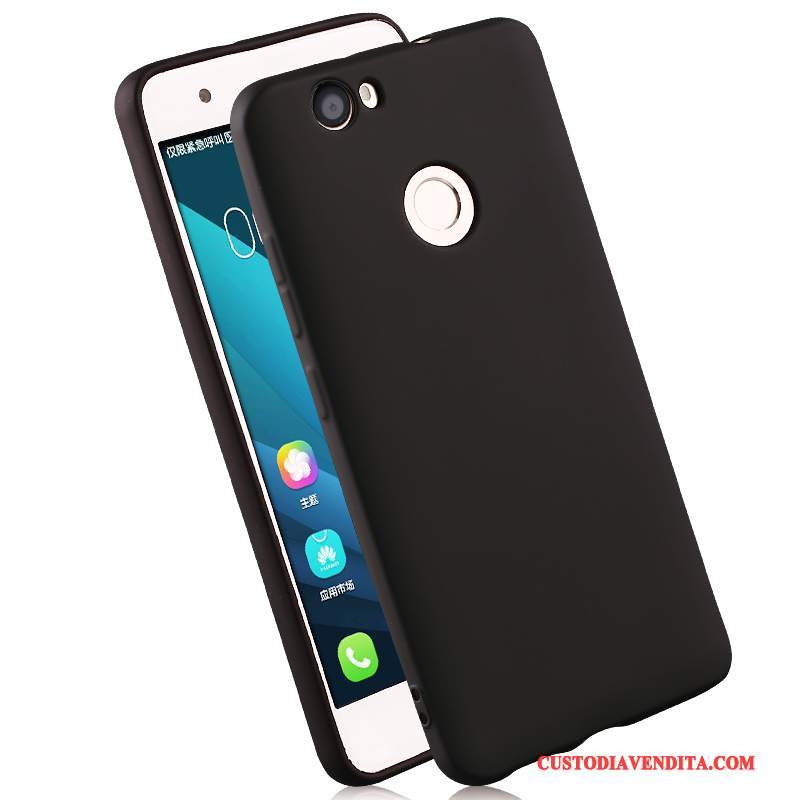 Custodia Huawei Nova Silicone Blu Macchiati, Cover Huawei Nova Protezione Telefono Morbido