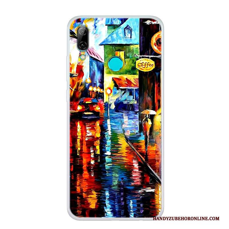 Custodia Huawei P Smart 2019 Colore Semplici Anti-caduta, Cover Huawei P Smart 2019 Silicone Nuovo Tendenza