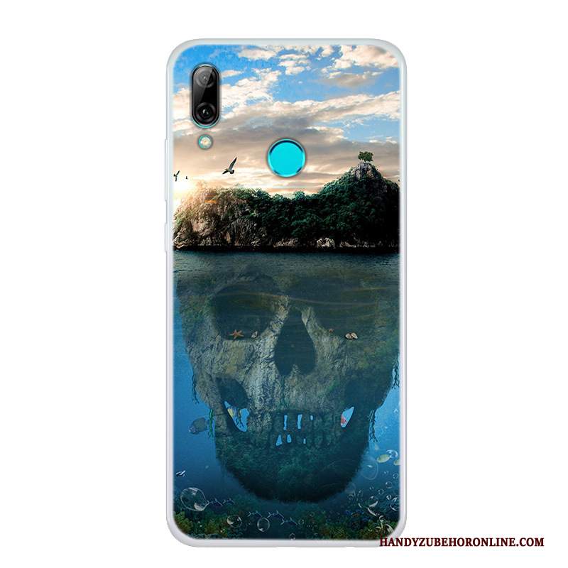 Custodia Huawei P Smart 2019 Colore Semplici Anti-caduta, Cover Huawei P Smart 2019 Silicone Nuovo Tendenza