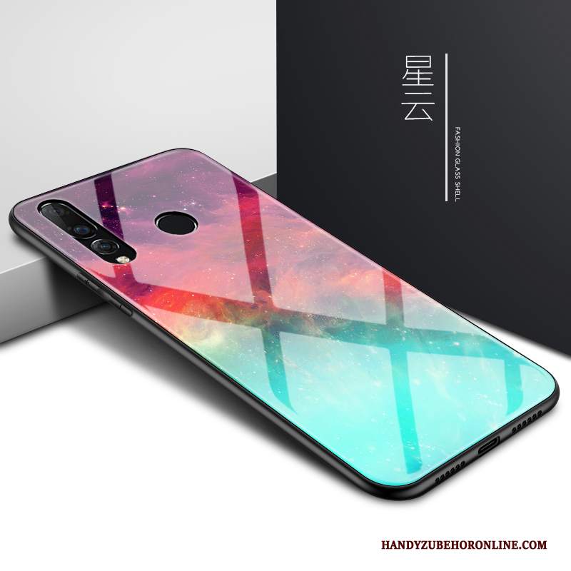 Custodia Huawei P Smart+ 2019 Colore Tutto Incluso Marchio Di Tendenza, Cover Huawei P Smart+ 2019 Creativo Vetro Di Personalità