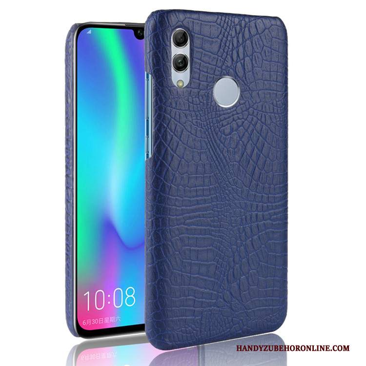 Custodia Huawei P Smart 2019 Creativo Affari Verde, Cover Huawei P Smart 2019 Modello Coccodrillotelefono