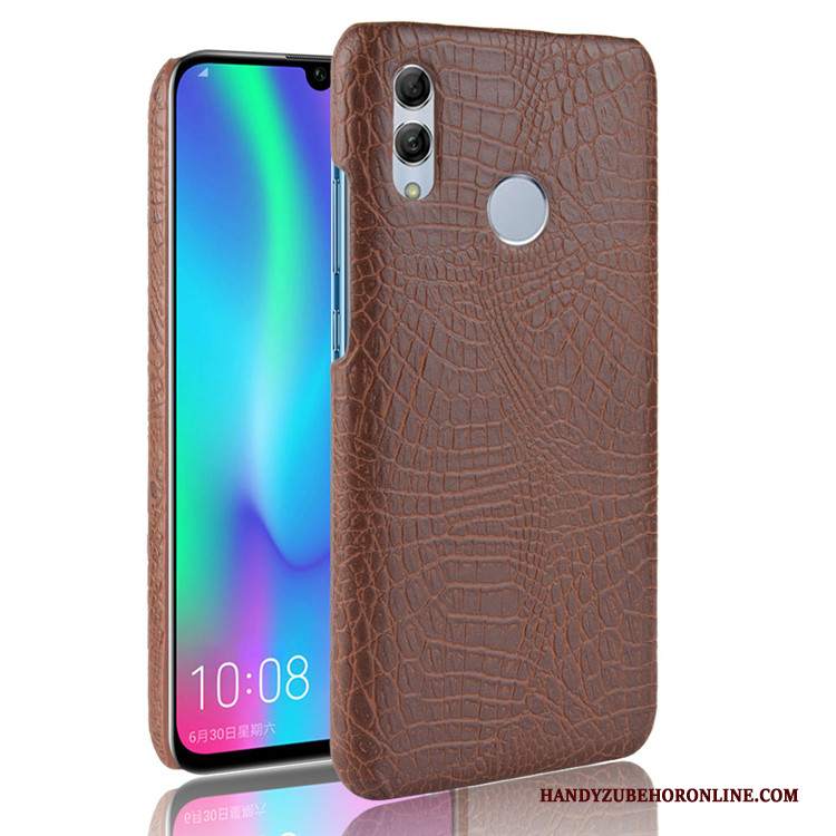 Custodia Huawei P Smart 2019 Creativo Affari Verde, Cover Huawei P Smart 2019 Modello Coccodrillotelefono