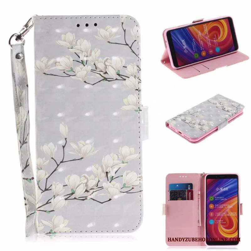 Custodia Huawei P Smart 2019 Folio Tendenza Rosa, Cover Huawei P Smart 2019 Portafoglio Telefono Gioventù