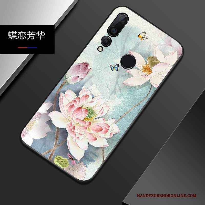 Custodia Huawei P Smart+ 2019 Goffratura Telefono Leggere, Cover Huawei P Smart+ 2019 Silicone Anti-caduta Marchio Di Tendenza