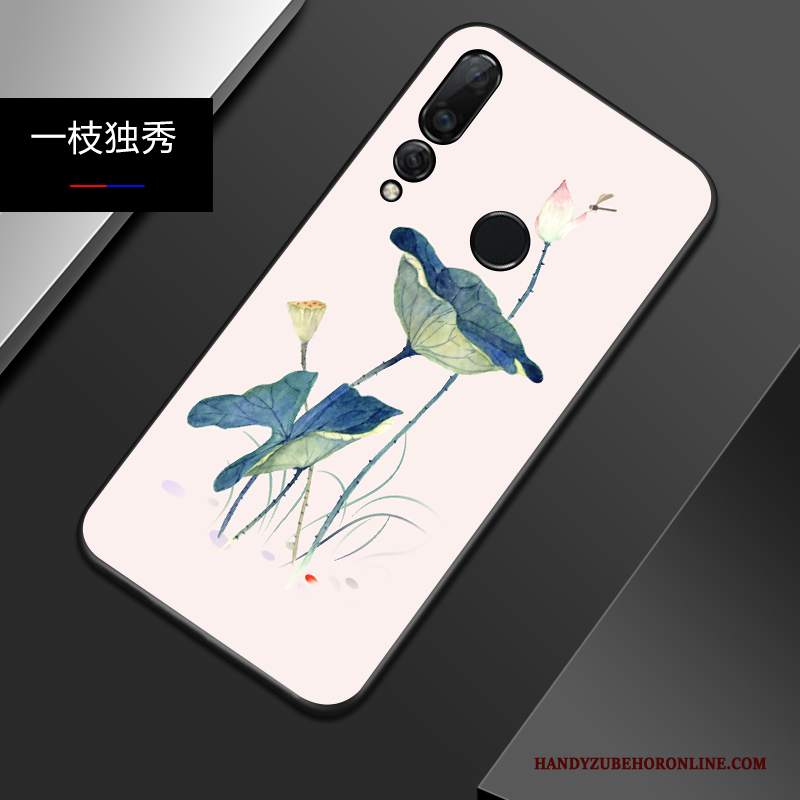 Custodia Huawei P Smart+ 2019 Goffratura Telefono Leggere, Cover Huawei P Smart+ 2019 Silicone Anti-caduta Marchio Di Tendenza