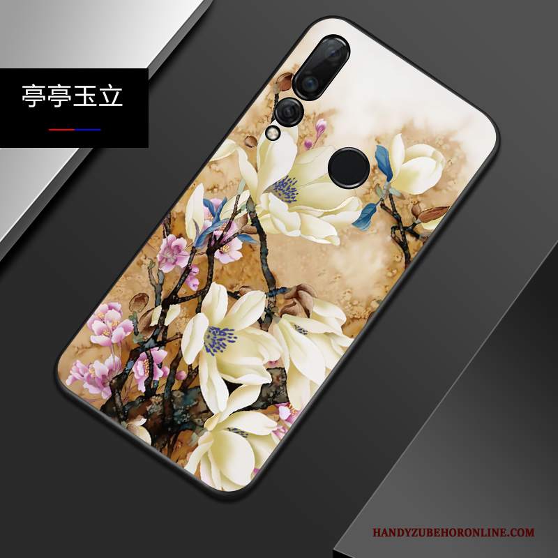 Custodia Huawei P Smart+ 2019 Goffratura Telefono Leggere, Cover Huawei P Smart+ 2019 Silicone Anti-caduta Marchio Di Tendenza