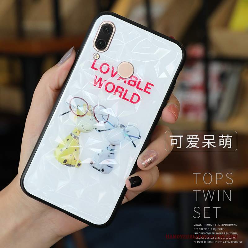 Custodia Huawei P Smart 2019 Moda Di Personalità Bello, Cover Huawei P Smart 2019 Protezione Tendenza Blu