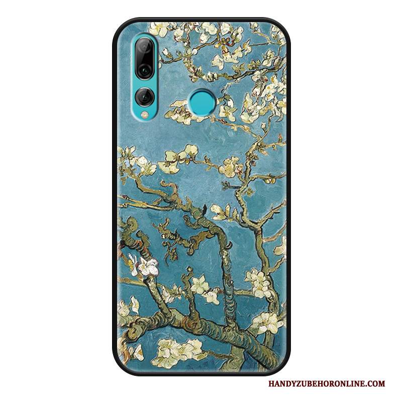 Custodia Huawei P Smart+ 2019 Moda Fresco Anti-caduta, Cover Huawei P Smart+ 2019 Protezione Rosa Ornamenti Appesi