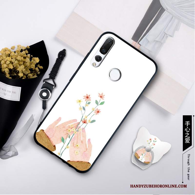 Custodia Huawei P Smart+ 2019 Ornamenti Appesi Verde, Cover Huawei P Smart+ 2019 Nuovo Morbido