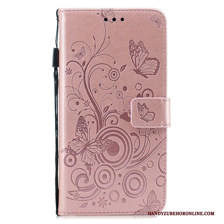 Custodia Huawei P Smart+ 2019 Pelle Anti-caduta Morbido, Cover Huawei P Smart+ 2019 Folio Rossotelefono