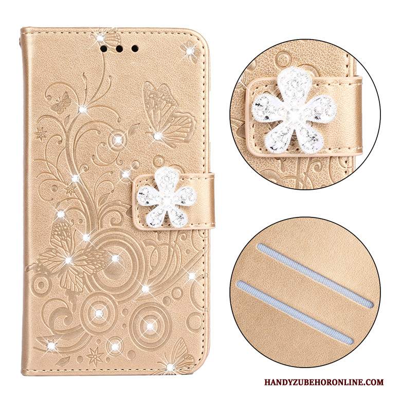 Custodia Huawei P Smart+ 2019 Pelle Anti-caduta Morbido, Cover Huawei P Smart+ 2019 Folio Rossotelefono