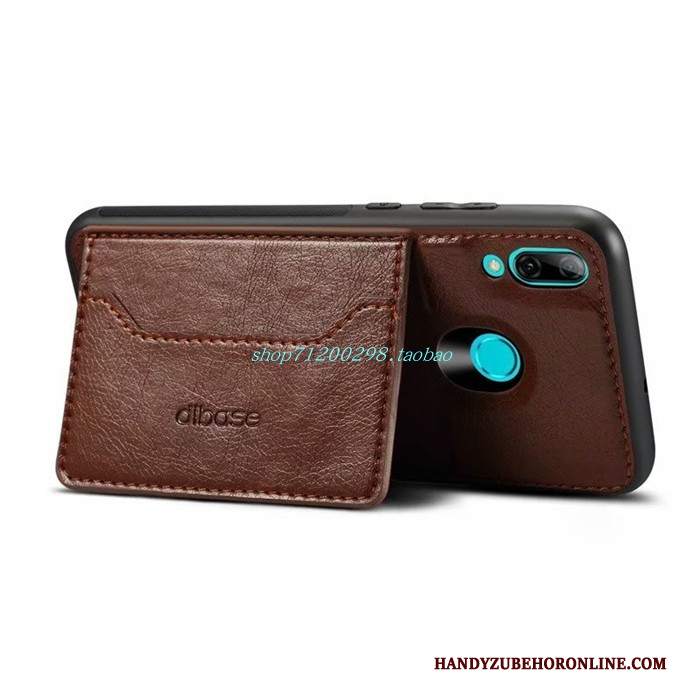 Custodia Huawei P Smart 2019 Pelle Supporto Carta, Cover Huawei P Smart 2019 Protezione Telefono Morbido