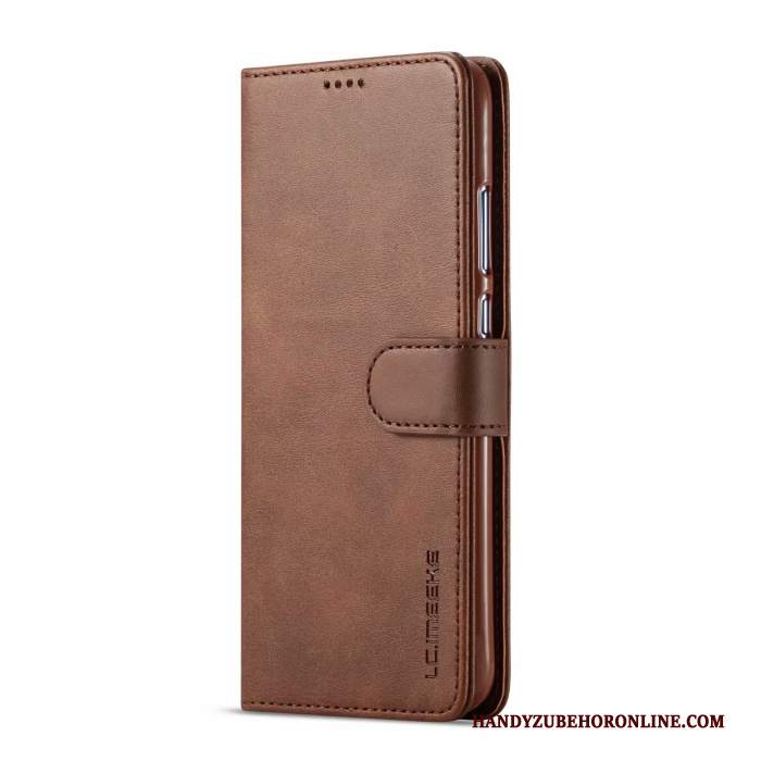 Custodia Huawei P Smart 2019 Pelle Telefono Grigio, Cover Huawei P Smart 2019 Folio Gioventù Carta